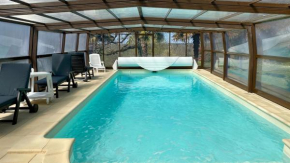 Maison coconing piscine couverte chauffée